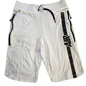 Nike Air Men's Shorts in White with Black Details